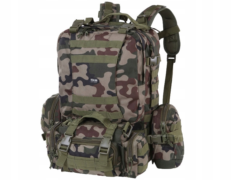 Texar Camper 60 l PL Camo: Outdoorový Batoh pre Všestranné Použitie